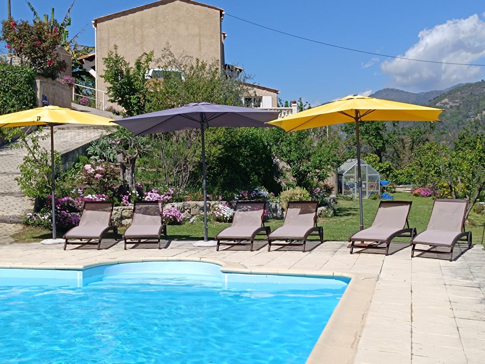Studio Le Romantique A 20 Kms De Nice Bendéjun Exterior foto