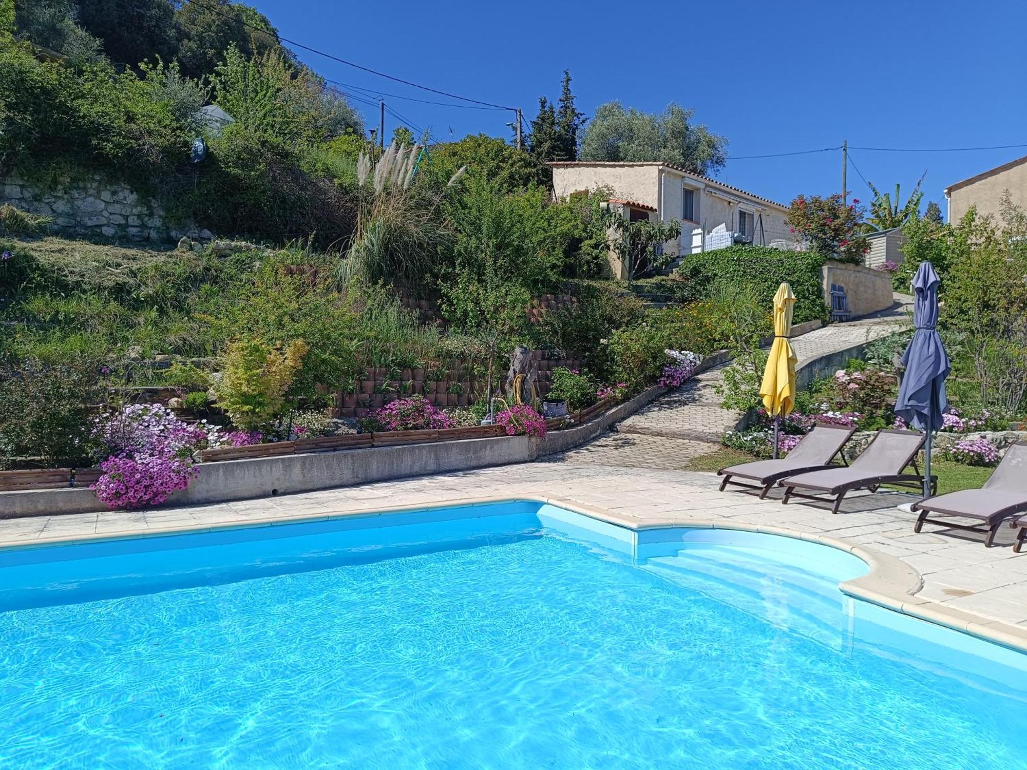 Studio Le Romantique A 20 Kms De Nice Bendéjun Exterior foto